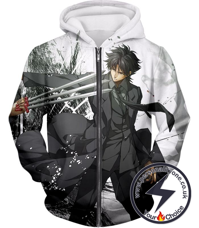 Fate Stay Night Awesome Master of Saber Kiritsugu Emiya Zip Up Hoodie